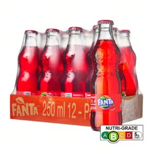 Fanta Strawberry Red Thai Glass X 12 Bottles